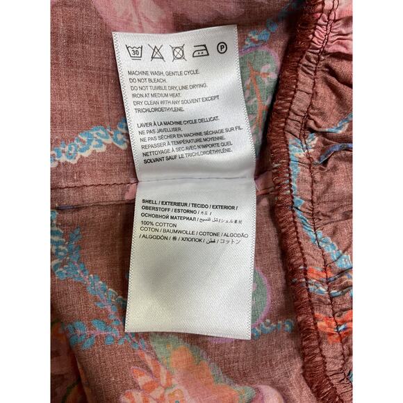 Farm Rio Brown Cotton Button-Front Dress Size S - Picture 5 of 5